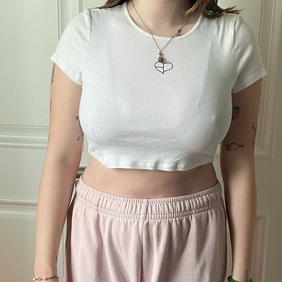 Blackpink white crop t-shirt - Picture 3 of 6